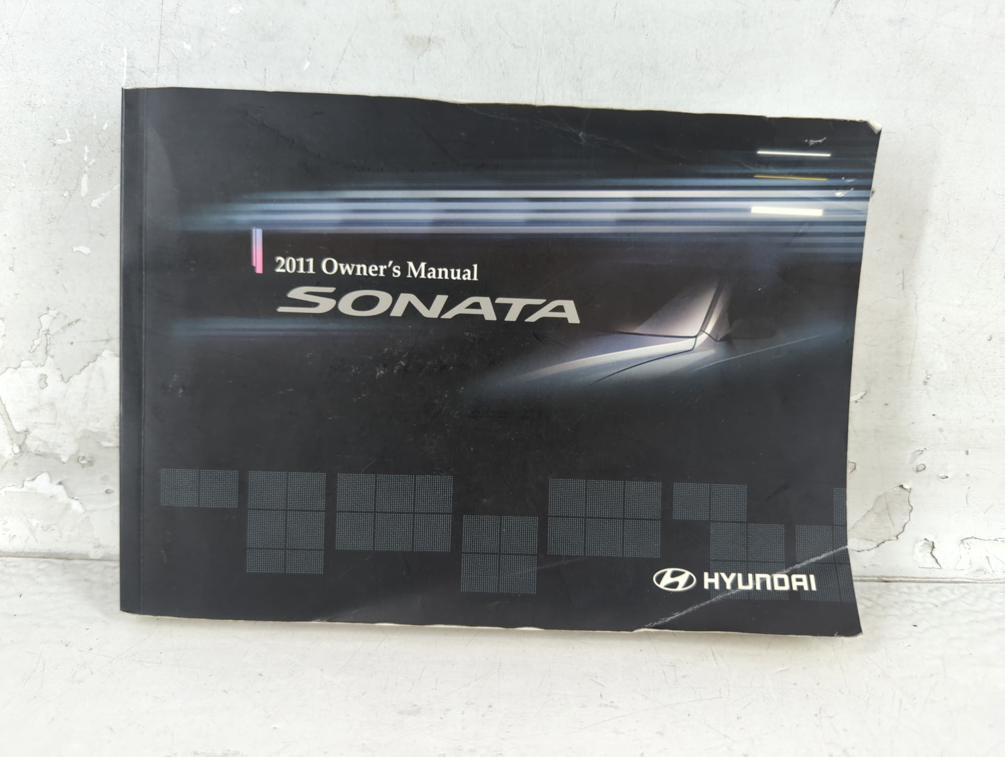 2011 Hyundai Sonata Owners Manual Book Guide P/N:A3S0-EU9NA OEM Used Auto Parts