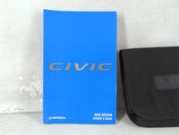 2018 Honda Civic Owners Manual Book Guide P/N:00X31-TEG-G000 OEM Used Auto Parts