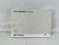 2018 Kia Optima Owners Manual Book Guide P/N:JDG5-EU7OC OEM Used Auto Parts