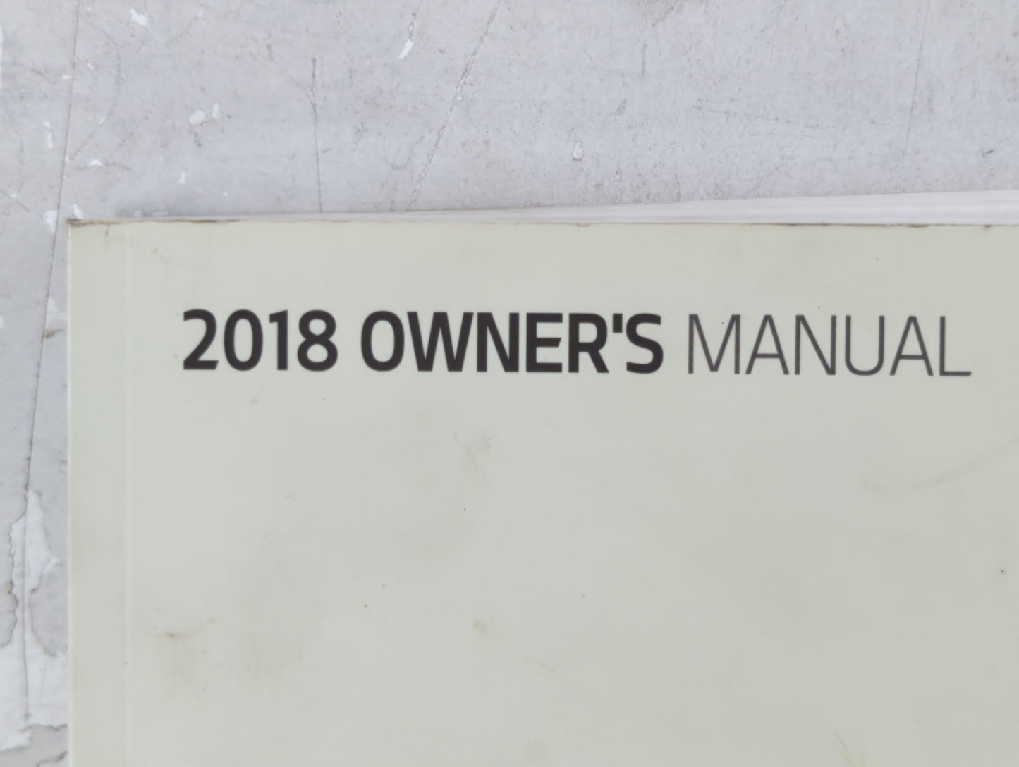 2018 Kia Optima Owners Manual Book Guide P/N:JDG5-EU7OC OEM Used Auto Parts