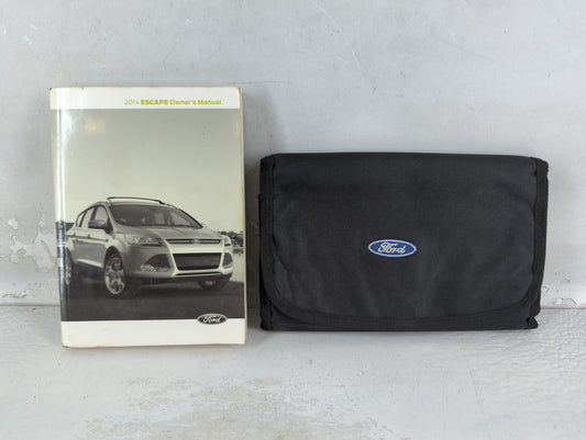 2014 Ford Escape Owners Manual Book Guide P/N:EJ5J 19A321 AB OEM Used Auto Parts