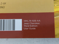 2014 Jeep Cherokee Owners Manual Book Guide P/N:14KL74-926-AA OEM Used Auto Parts