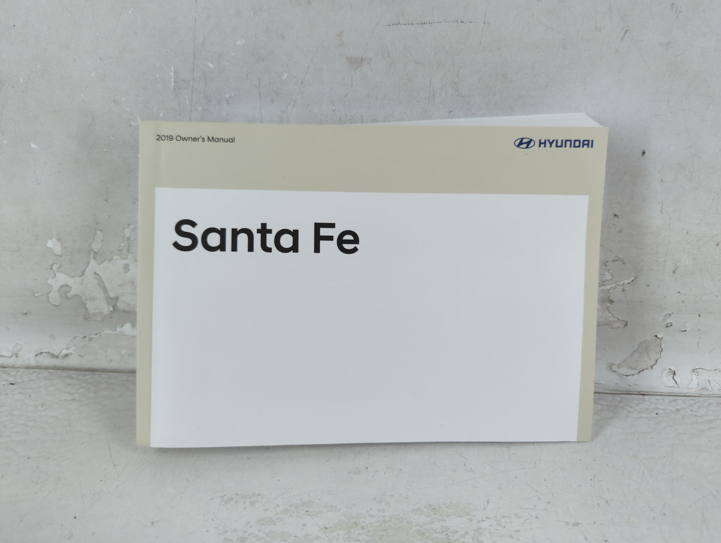 2019 Hyundai Santa Fe Owners Manual Book Guide P/N:KS2U-EU8DF OEM Used Auto Parts