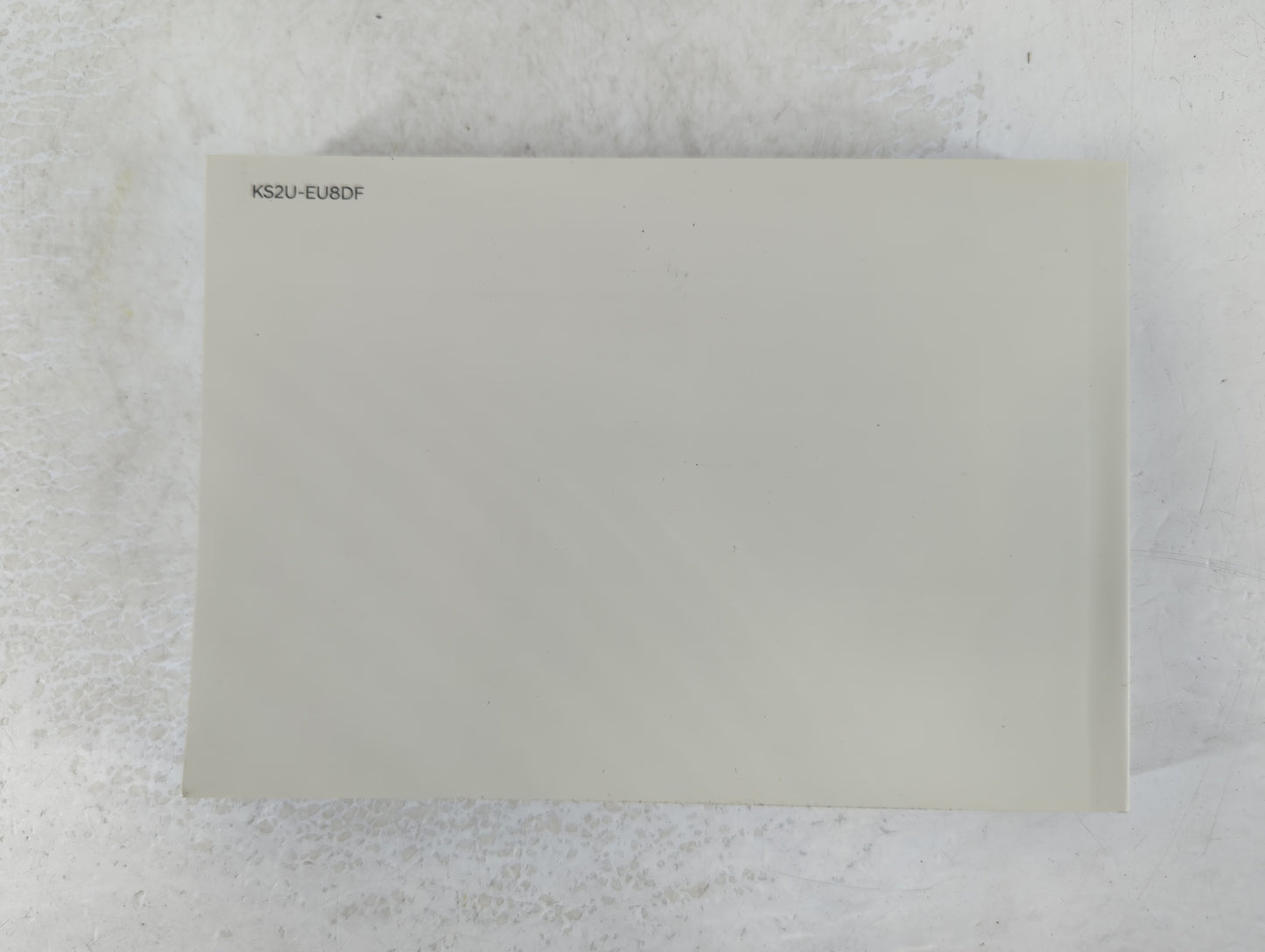 2019 Hyundai Santa Fe Owners Manual Book Guide P/N:KS2U-EU8DF OEM Used Auto Parts