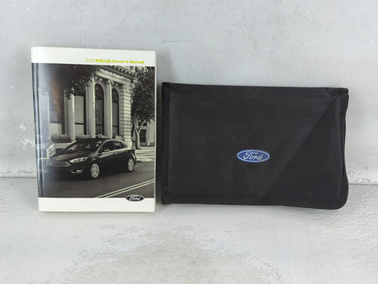2018 Ford Focus Owners Manual Book Guide P/N:JM5J 19A321 AA OEM Used Auto Parts