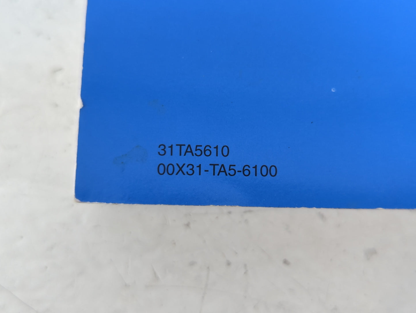 2009 Honda Accord Owners Manual Book Guide P/N:00X31-TA5-6100 31TA5610 OEM Used Auto Parts