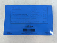 2009 Honda Accord Owners Manual Book Guide P/N:00X31-TA5-6100 31TA5610 OEM Used Auto Parts