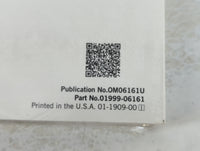 2020 Toyota Camry Owners Manual Book Guide P/N:01999-06161 OEM Used Auto Parts