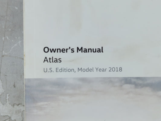 2018 Volkswagen Atlas Owners Manual Book Guide P/N:3CN012723BA OEM Used Auto Parts