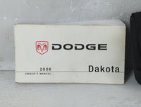 2008 Dodge Dakota Owners Manual Book Guide P/N:81-326-0834 OEM Used Auto Parts