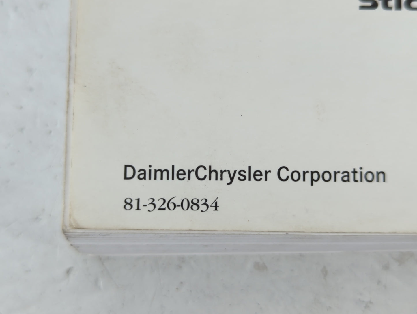 2008 Dodge Dakota Owners Manual Book Guide P/N:81-326-0834 OEM Used Auto Parts