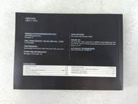 2011 Hyundai Genesis Owners Manual Book Guide P/N:A2M0-EU07D OEM Used Auto Parts