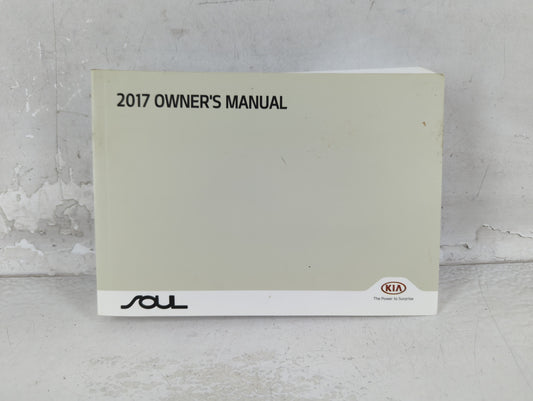 2017 Kia Soul Owners Manual Book Guide P/N:HB2O-EU60A OEM Used Auto Parts