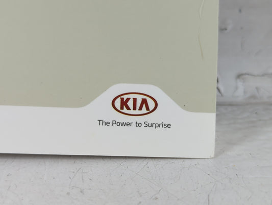 2017 Kia Soul Owners Manual Book Guide P/N:HB2O-EU60A OEM Used Auto Parts