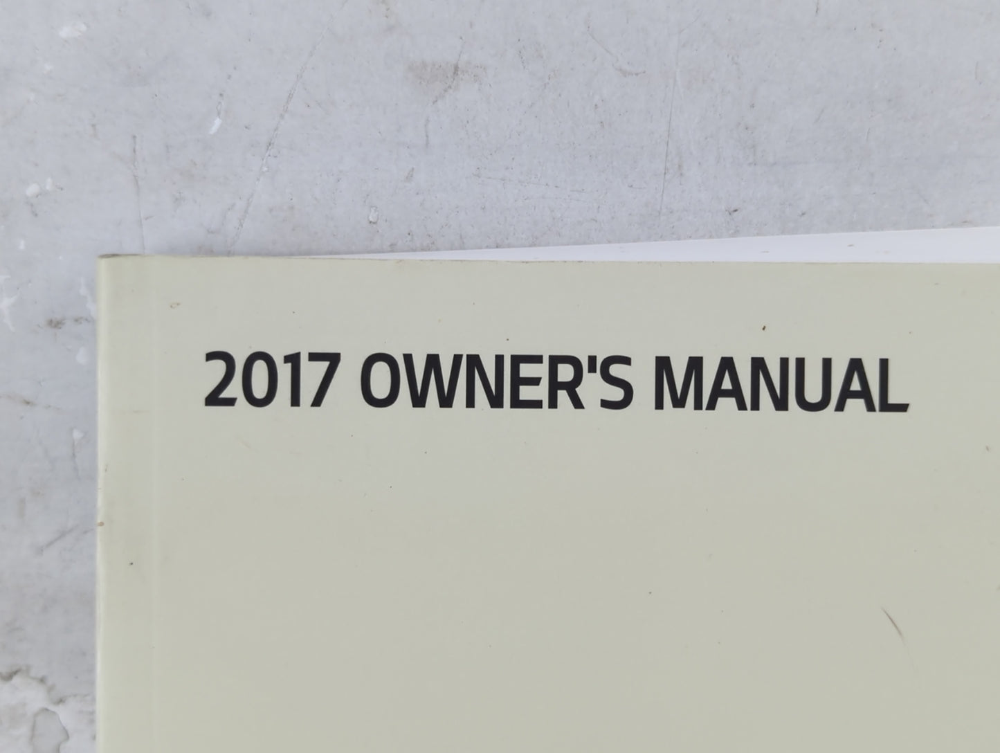 2017 Kia Soul Owners Manual Book Guide P/N:HB2O-EU60A OEM Used Auto Parts