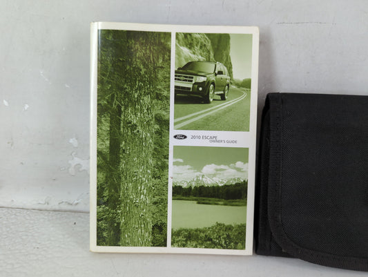 2010 Ford Escape Owners Manual Book Guide P/N:AL8J 19A321 AA OEM Used Auto Parts