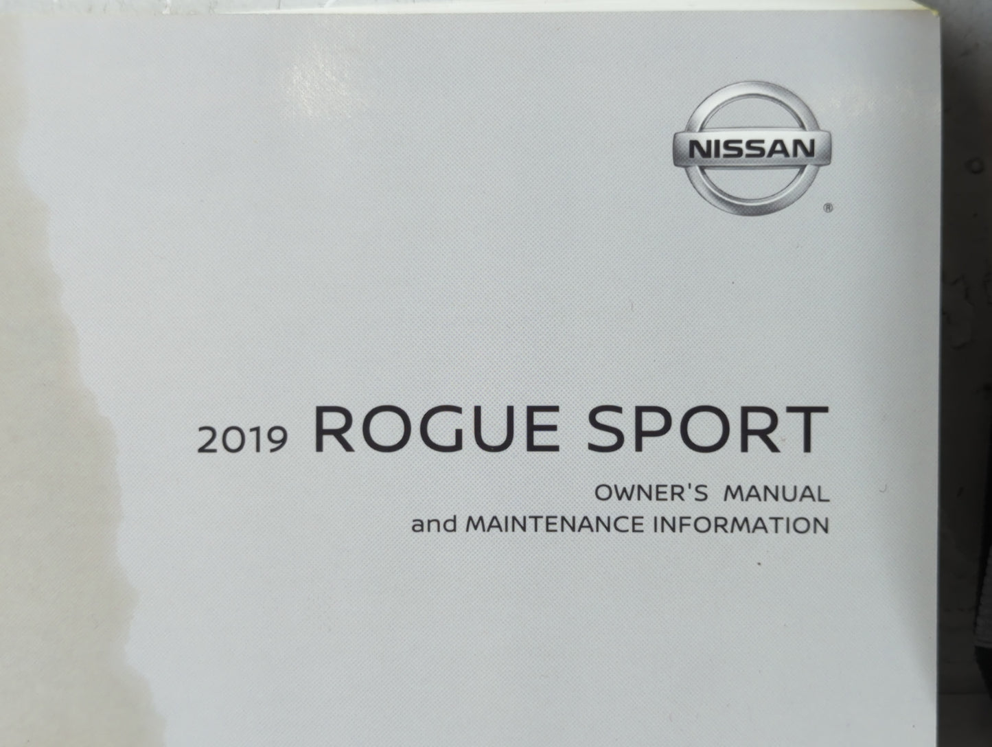 2019 Nissan Rogue Sport Owners Manual Book Guide P/N:T00UM-6MA3D OEM Used Auto Parts