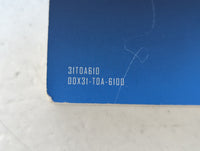 2013 Honda Cr-V Owners Manual Book Guide P/N:00X31-T0A-6100 OEM Used Auto Parts