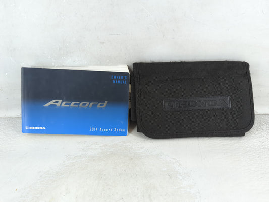 2014 Honda Accord Owners Manual Book Guide P/N:00X31-T2A-6100 OEM Used Auto Parts