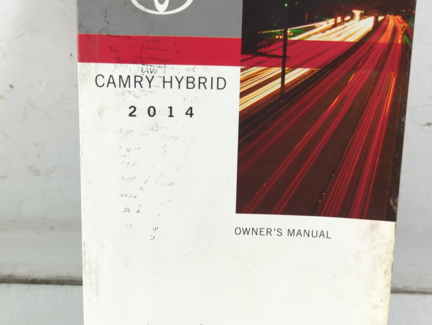 2014 Toyota Camry Owners Manual Book Guide P/N:01999-33B28 OEM Used Auto Parts