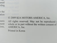 2009 Kia Soul Owners Manual Book Guide P/N:A2KO-EU97F OEM Used Auto Parts