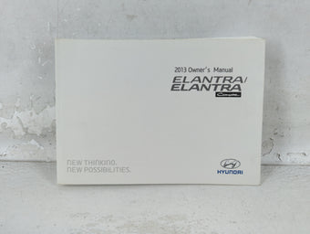 compare product 2013 Hyundai Elantra Owners Manual Book Guide P/N:A3X0-EU26F OEM Used Auto Parts
