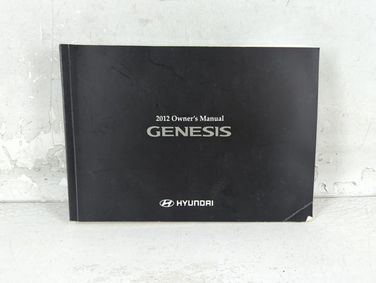 2012 Hyundai Genesis Owners Manual Book Guide P/N:A3MO-EU1NH OEM Used Auto Parts