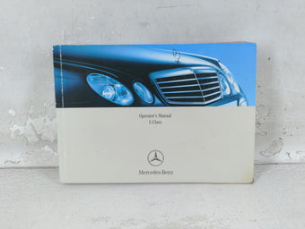 compare product 2008 Mercedes-Benz E320 Owners Manual Book Guide P/N:211 584 29 97 OEM Used Auto Parts