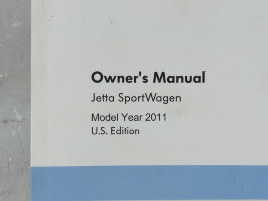 2011 Volkswagen Jetta Owners Manual Book Guide OEM Used Auto Parts