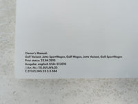 2011 Volkswagen Jetta Owners Manual Book Guide OEM Used Auto Parts