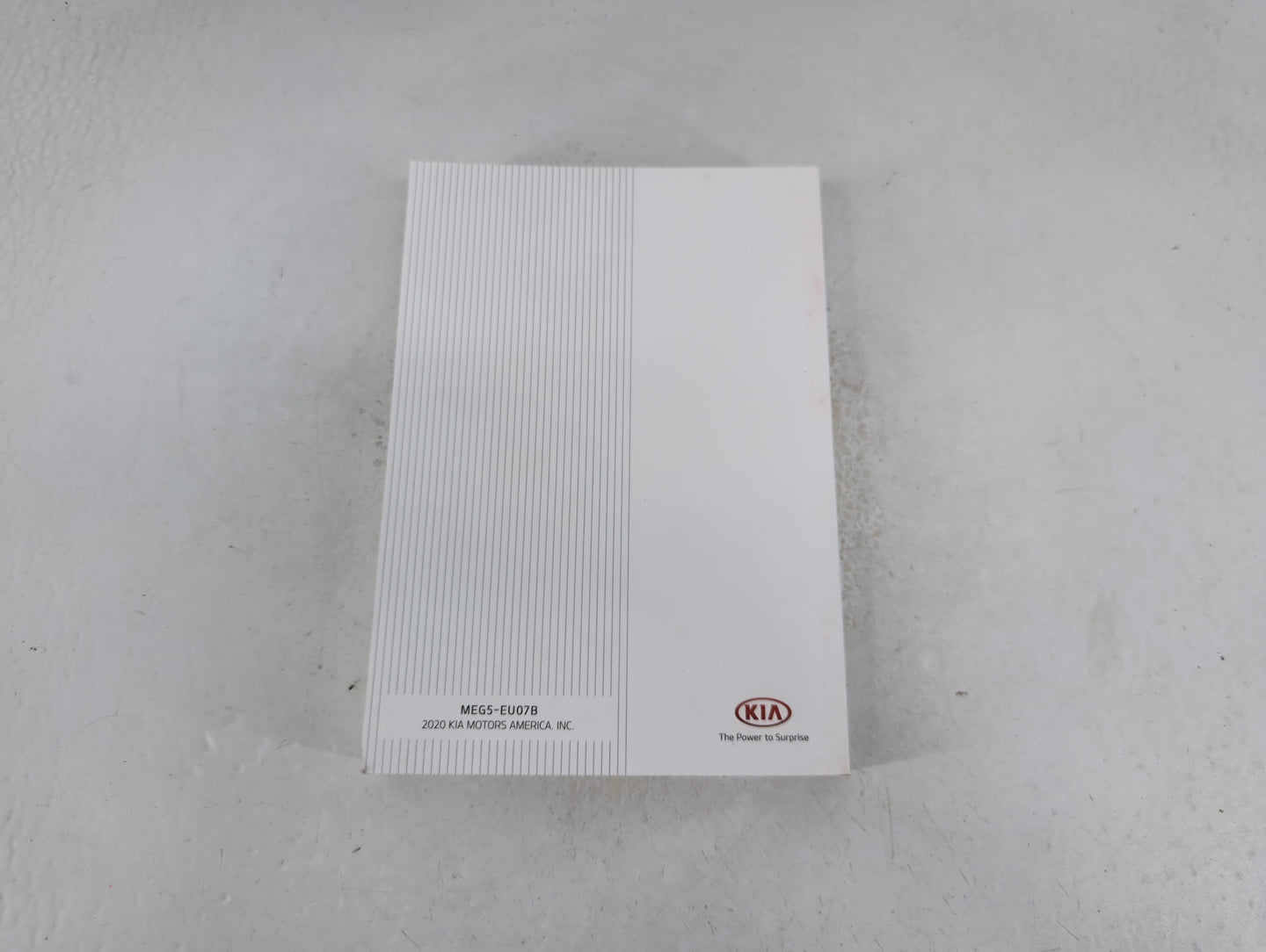 2021 Kia K5 Owners Manual Book Guide P/N:MEG5-EU07B OEM Used Auto Parts - Oemusedautoparts1.com