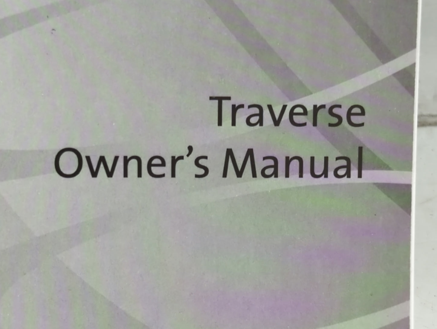 2020 Chevrolet Traverse Owners Manual Book Guide P/N:84337754 A OEM Used Auto Parts