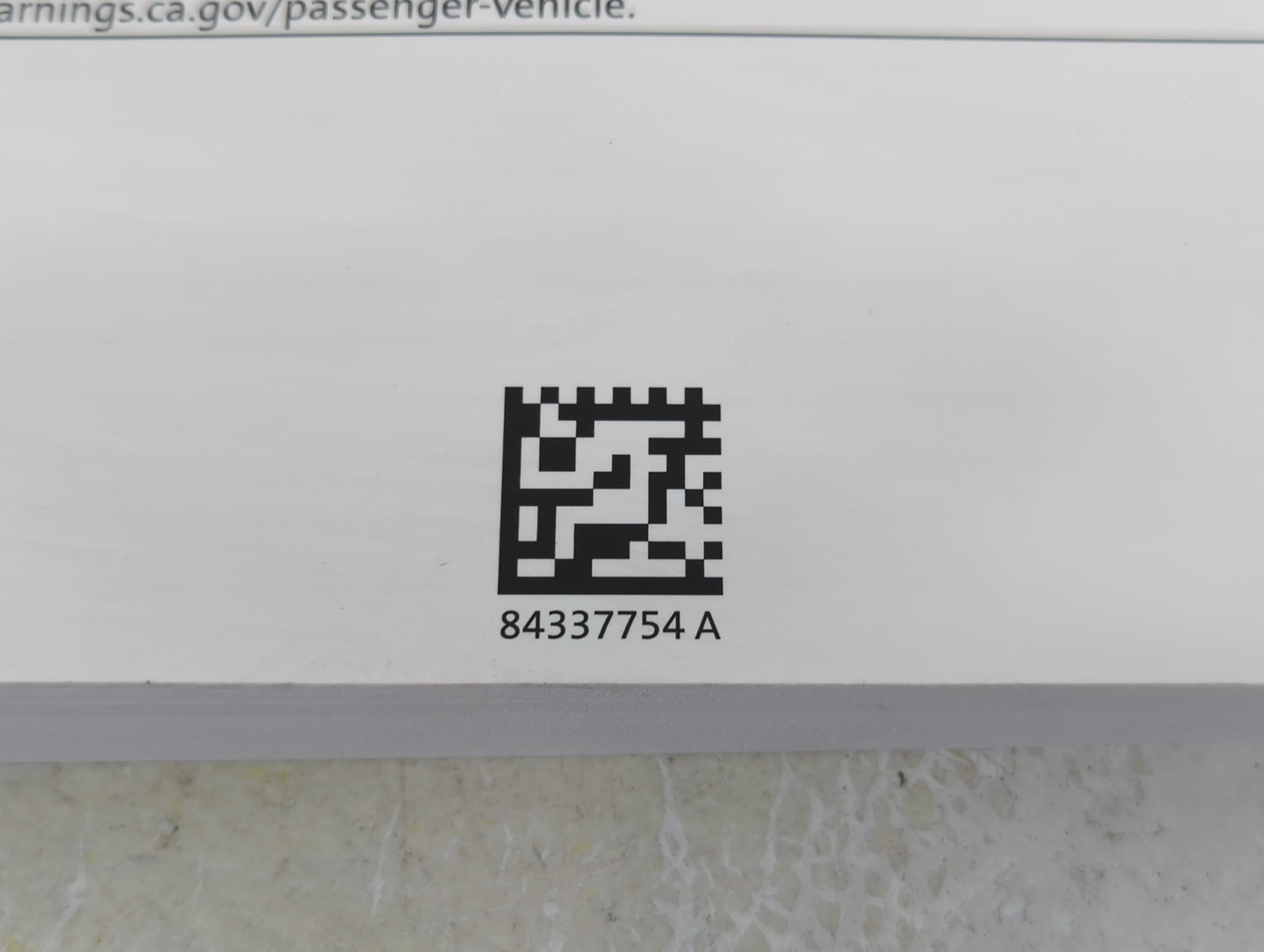 2020 Chevrolet Traverse Owners Manual Book Guide P/N:84337754 A OEM Used Auto Parts