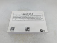 2020 Chevrolet Traverse Owners Manual Book Guide P/N:84337754 A OEM Used Auto Parts