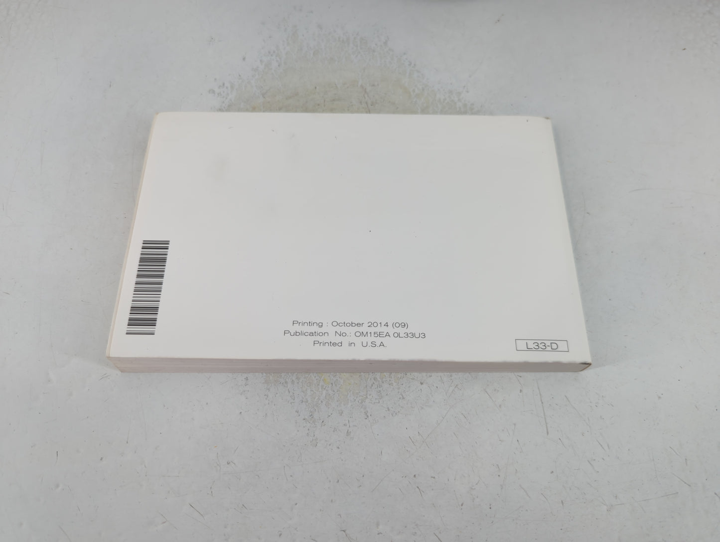 2015 Nissan Altima Owners Manual Book Guide P/N:OM15EA 0L33U3 OEM Used Auto Parts