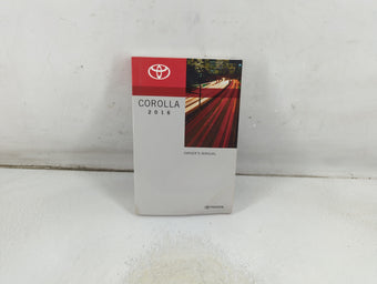 compare product 2016 Toyota Corolla Owners Manual Book Guide P/N:01999-12J84 OEM Used Auto Parts