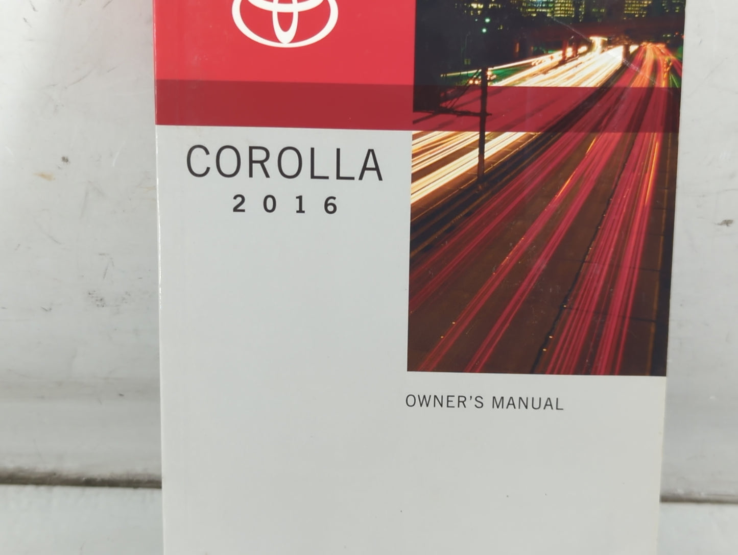 2016 Toyota Corolla Owners Manual Book Guide P/N:01999-12J84 OEM Used Auto Parts