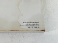 2016 Toyota Corolla Owners Manual Book Guide P/N:01999-12J84 OEM Used Auto Parts