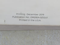 2020 Nissan Murano Owners Manual Book Guide P/N:OM20EA 0Z52U1 OEM Used Auto Parts