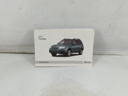 2012 Subaru Forester Owners Manual Book Guide P/N:A8170BE-A OEM Used Auto Parts