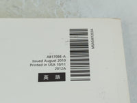 2012 Subaru Forester Owners Manual Book Guide P/N:A8170BE-A OEM Used Auto Parts