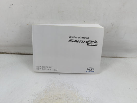 2016 Hyundai Santa Fe Owners Manual Book Guide P/N:G2W0-EU57C OEM Used Auto Parts
