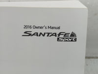 2016 Hyundai Santa Fe Owners Manual Book Guide P/N:G2W0-EU57C OEM Used Auto Parts