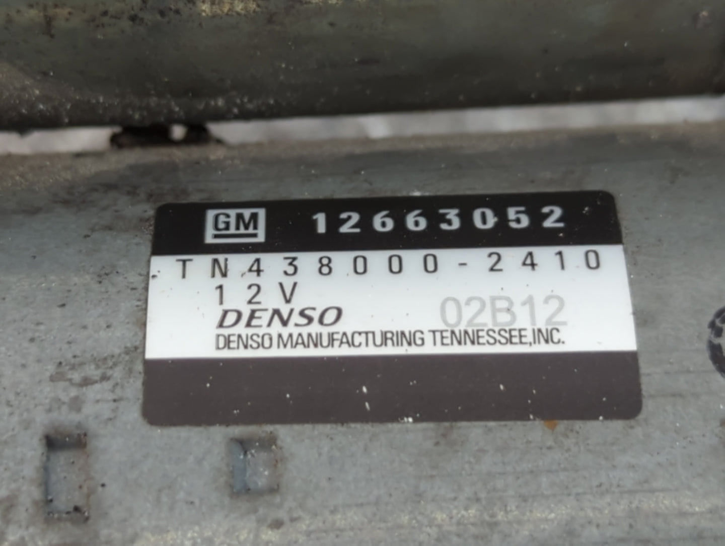 2018-2020 Chevrolet Equinox Car Starter Motor Solenoid OEM P/N:TN438000-2410 12663052 Fits Fits 2015 2016 2017 2018 2019 2020 2021 OEM Used Auto Parts - Oemusedautoparts1.com