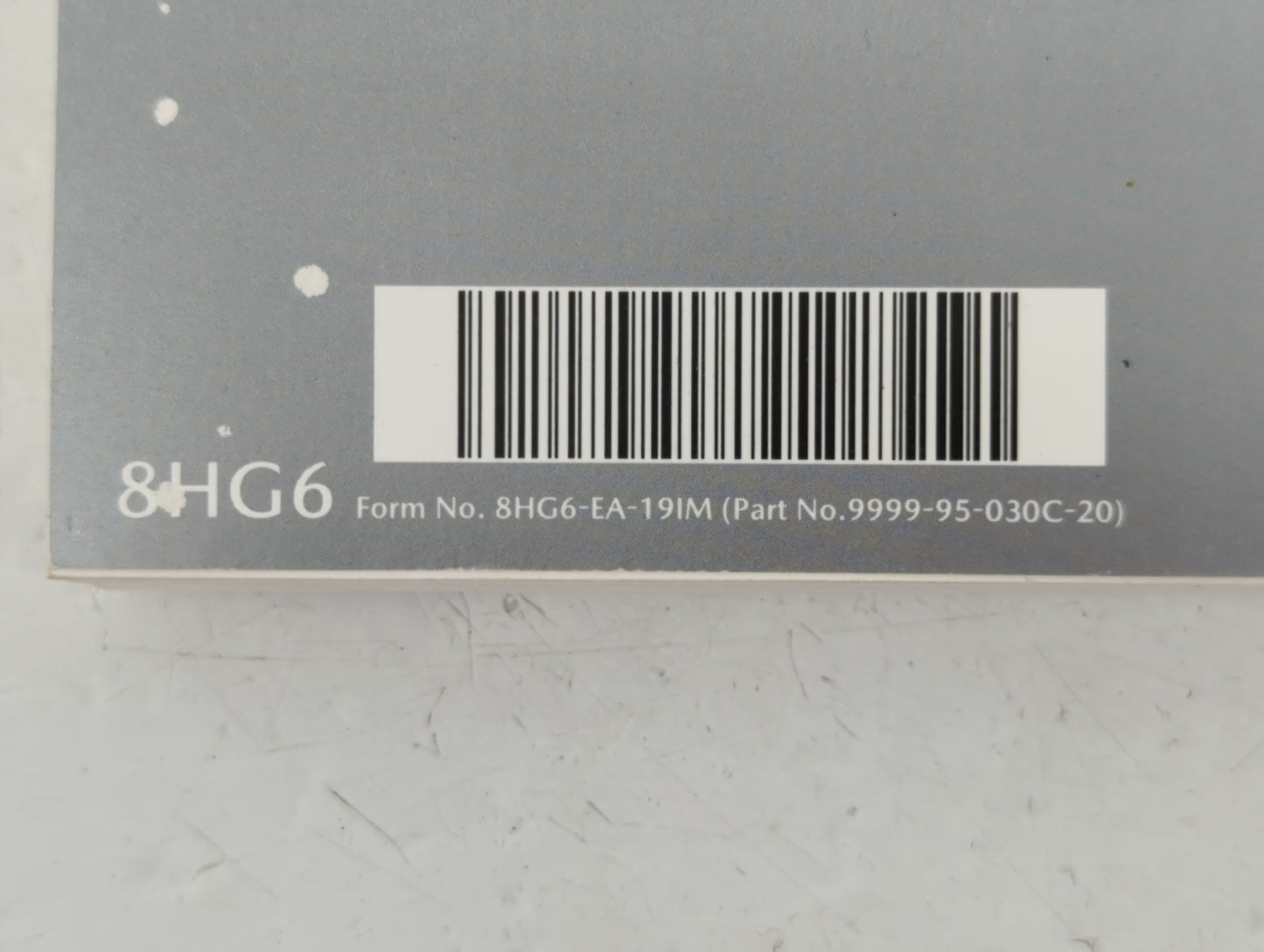 2020 Mazda Cx-30 Owners Manual Book Guide P/N:9999-95-030C 8HG6-EA-19IM OEM Used Auto Parts