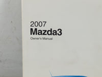 2007 Mazda 3 Owners Manual Book Guide P/N:9999-95-038C-07 8V66-EA-06F OEM Used Auto Parts