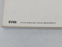 2007 Mazda 3 Owners Manual Book Guide P/N:9999-95-038C-07 8V66-EA-06F OEM Used Auto Parts