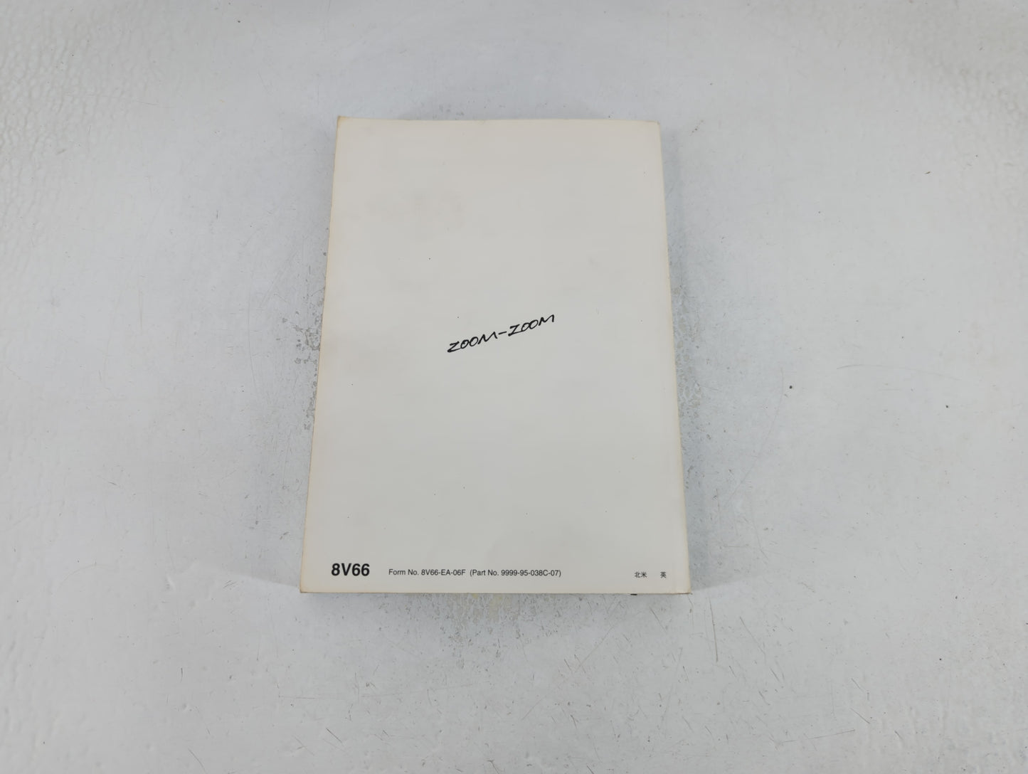 2007 Mazda 3 Owners Manual Book Guide P/N:9999-95-038C-07 8V66-EA-06F OEM Used Auto Parts