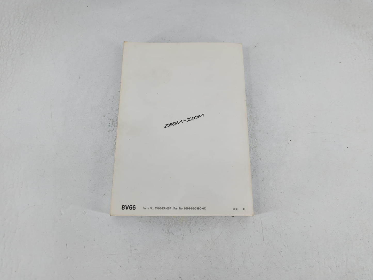 2007 Mazda 3 Owners Manual Book Guide P/N:9999-95-038C-07 8V66-EA-06F OEM Used Auto Parts