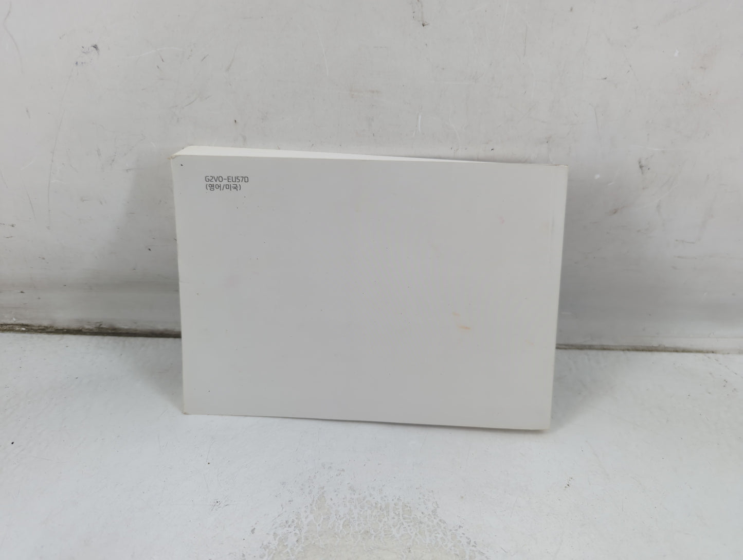 2016 Hyundai Veloster Owners Manual Book Guide P/N:G2V0-EU57D OEM Used Auto Parts